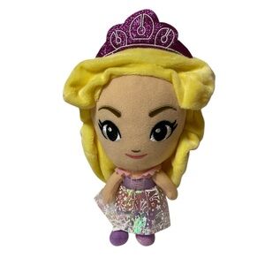 Barbie Rapunzel Plush Doll Mattel Purple Princess Stuffed Animal Toy Factory 9in